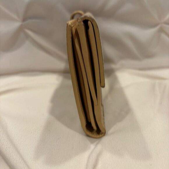 Vintage GUCCI Bifold Long Wallet GG Canvas Leather Light Tan - Picture 4 of 11